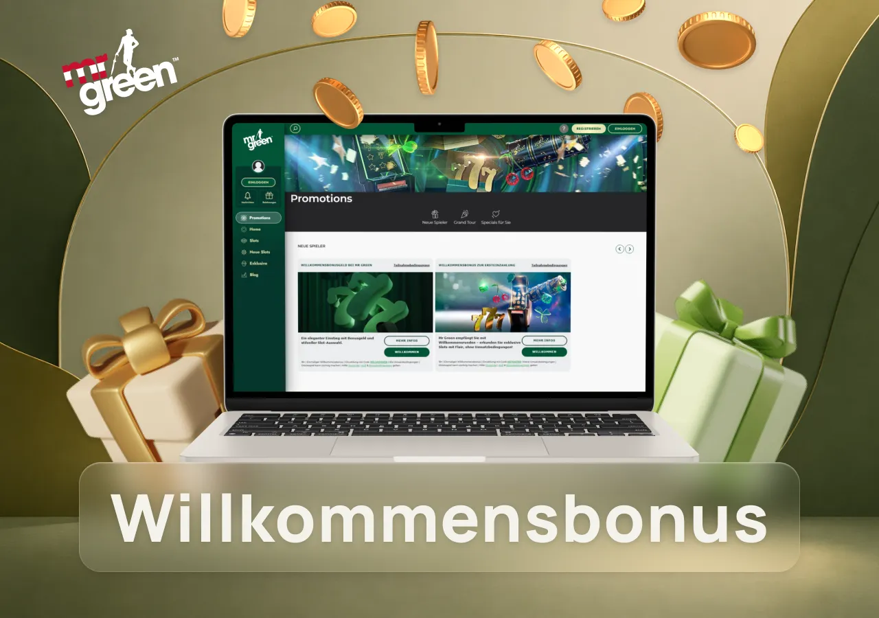 Willkommensbonus mit Bonusgeld und attraktiven Angeboten für den erfolgreichen Spieleinstieg.